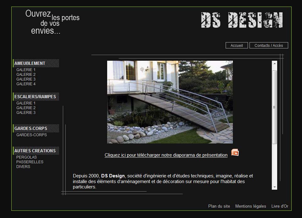 DS Design site Internet 2009